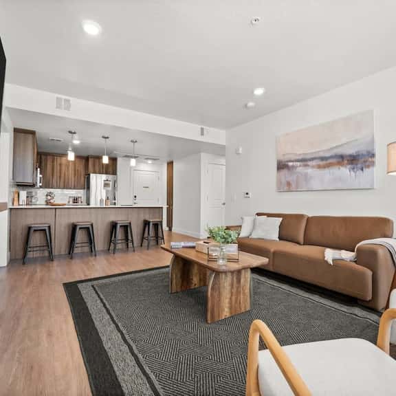 Modern Downtown 2BR 2BA with City Views, Fire Pit, Walk to Delta Center - Image 1