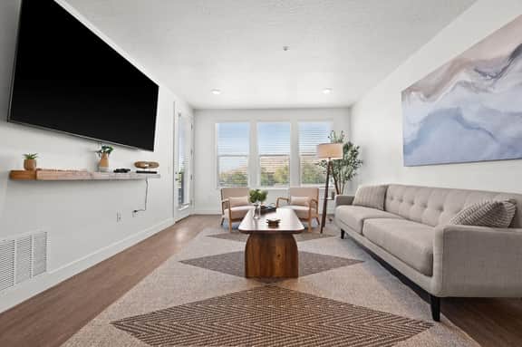 Modern Downtown 2BR 2BA Near Delta Center with Fire Pit, BBQ, and City Views - Image 4